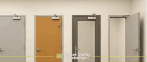 how to install a fire door