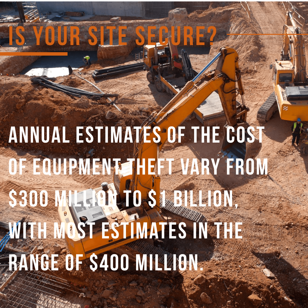 Construction Equipment Theft statistics from National Equipment Register