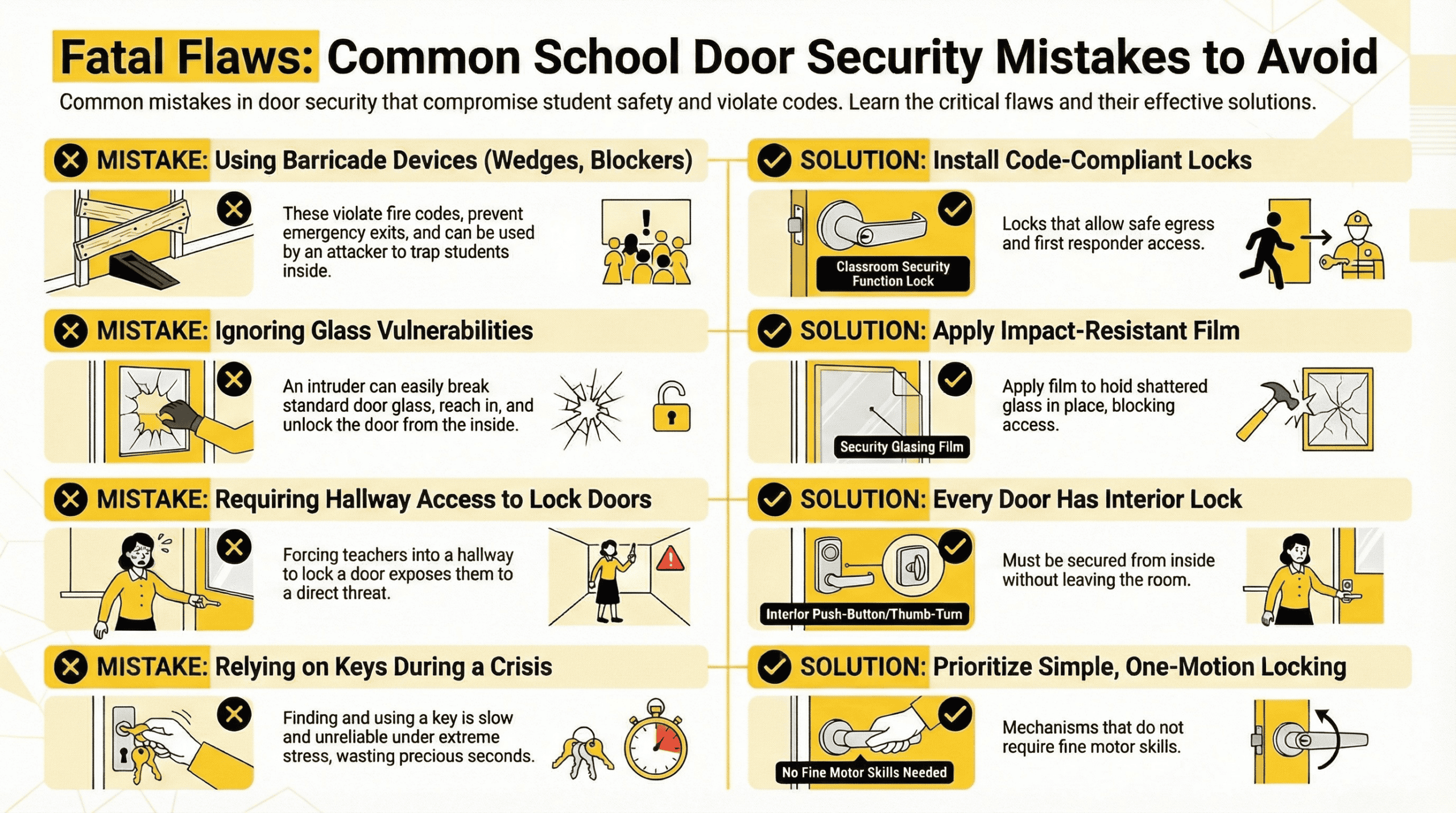 school door locks for active shooter